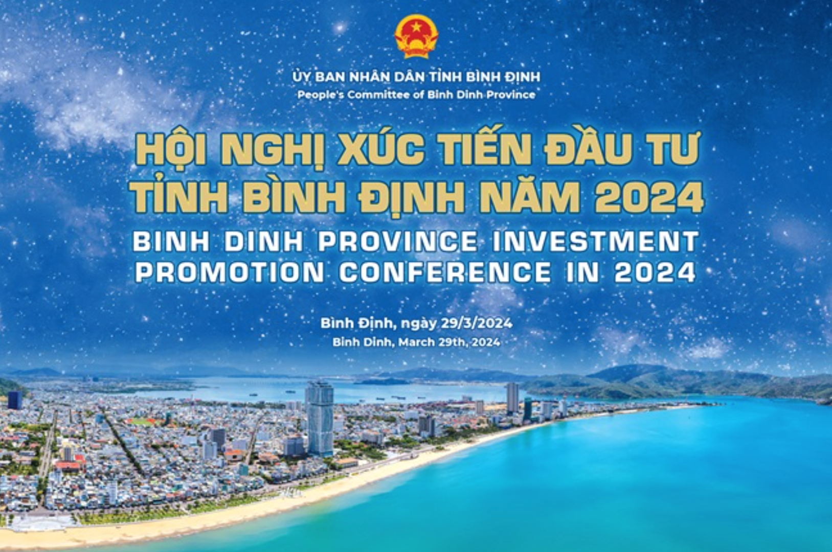 Hơn 1.000 đại biểu dự Hội nghị xúc tiến đầu tư tỉnh Bình Định năm 2024